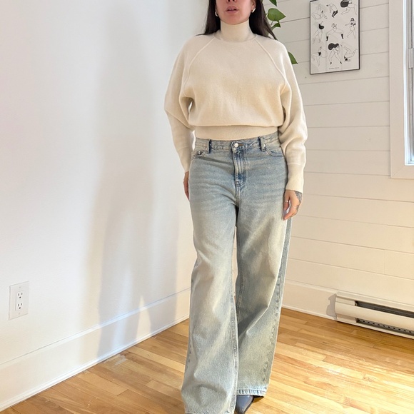 COS boiled wool funnel neck sweater - Picture 8 of 8